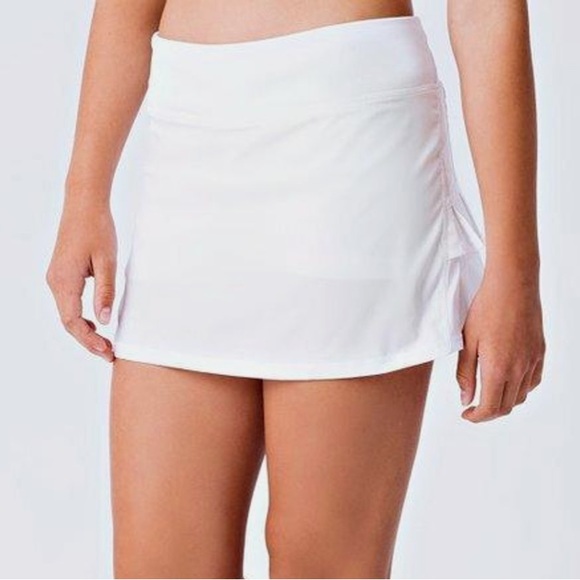 Ivivva set the pace skirt in white - size 4 - Picture 1 of 5